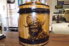 Every wooden barrel needs a drawing of a pirate!